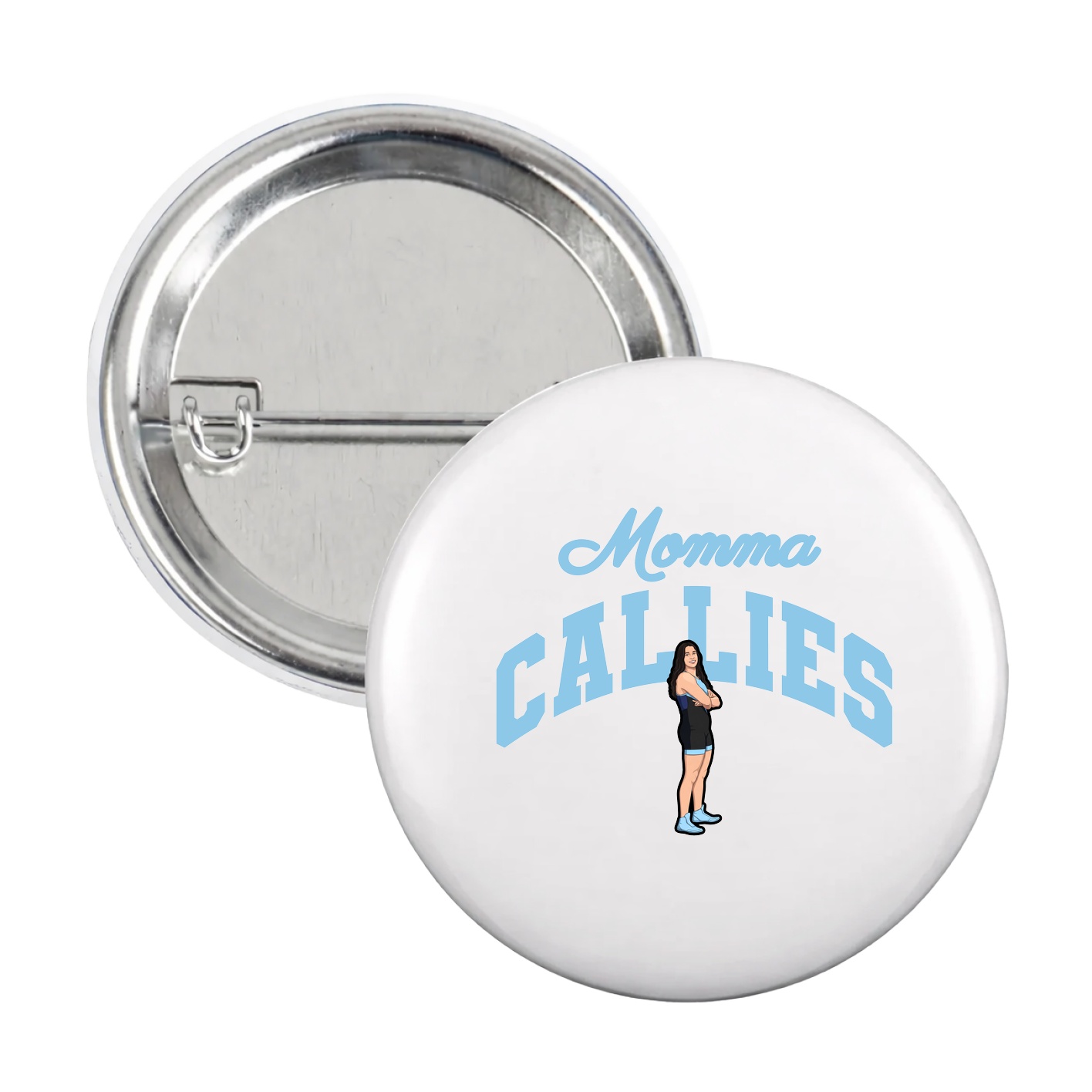 Game Day Button — Mothers Day Arch in White