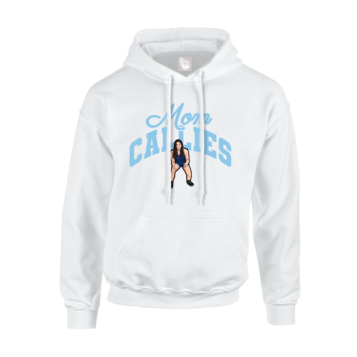 Hoodie — Mothers Day Arch in White