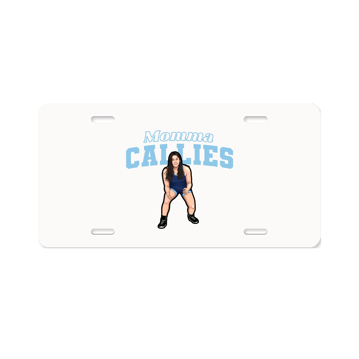 License Plate — Mothers Day Block in Classic