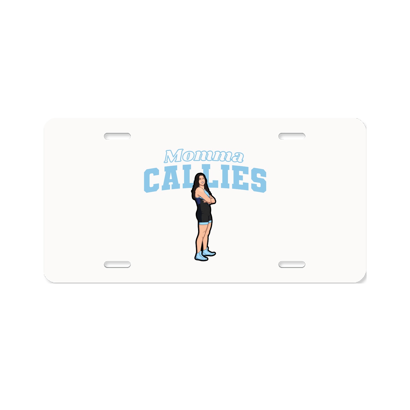License Plate — Mothers Day Block in Classic