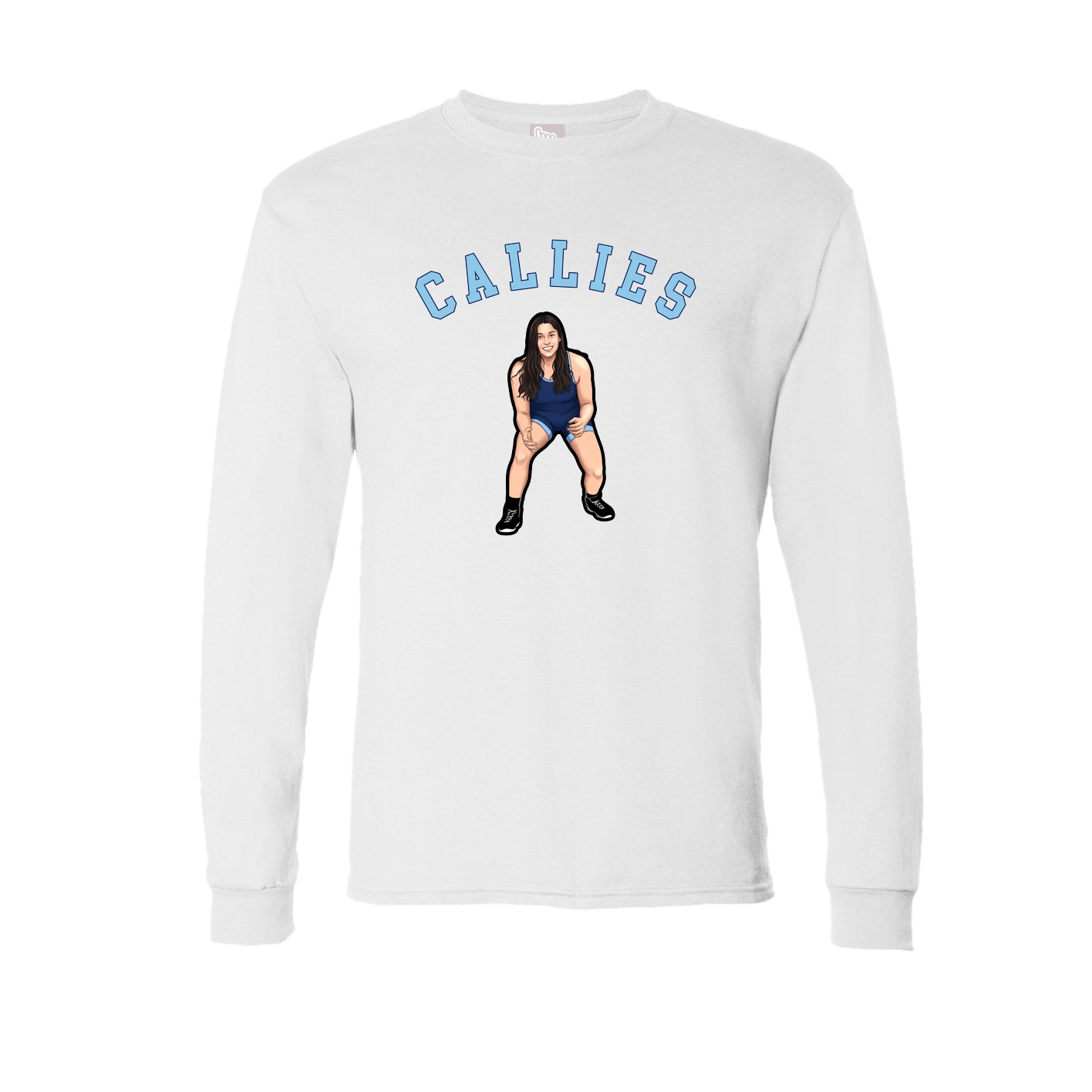 Long Sleeve Tee — Shirsey Arch in White