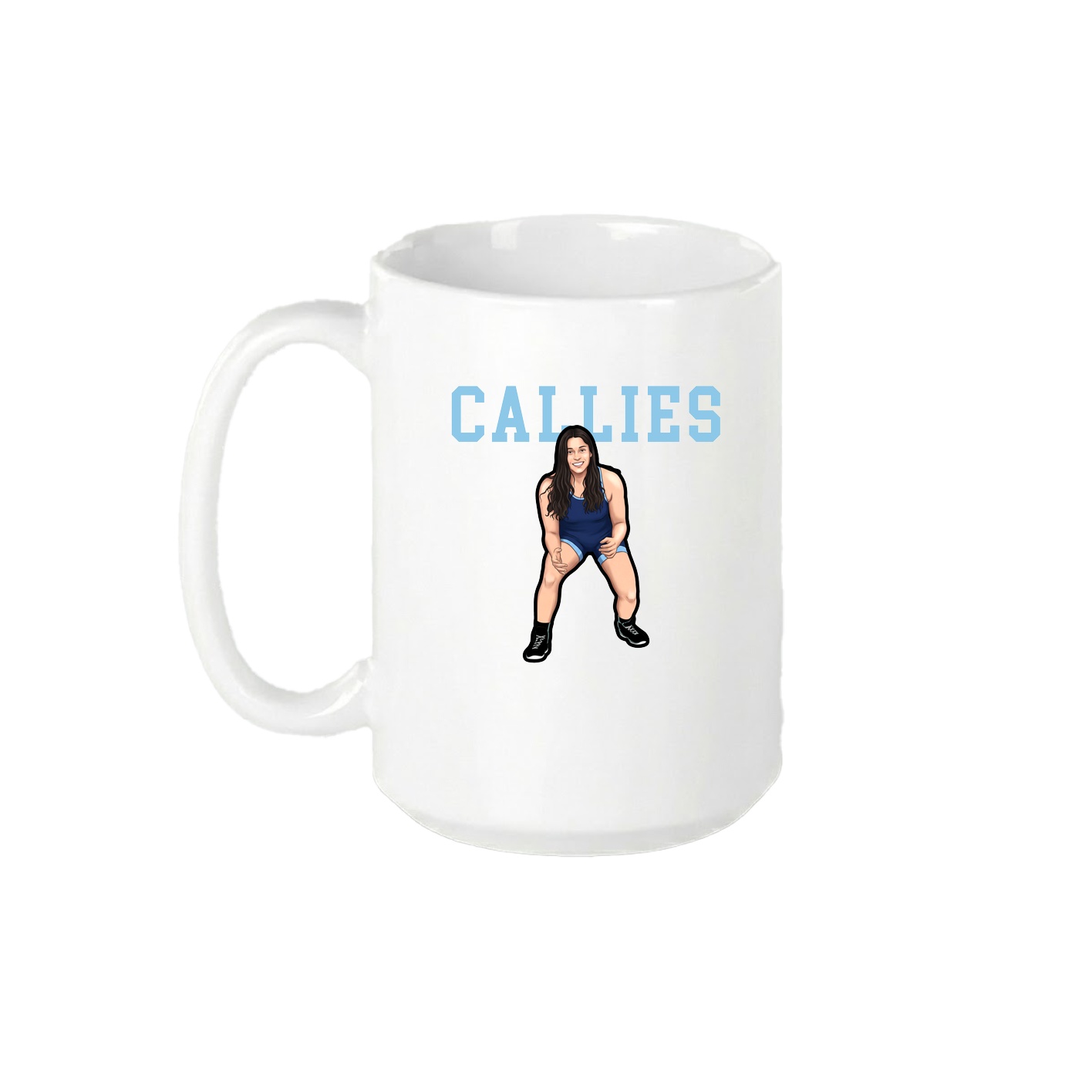 15oz Coffee Mug — Shirsey in White