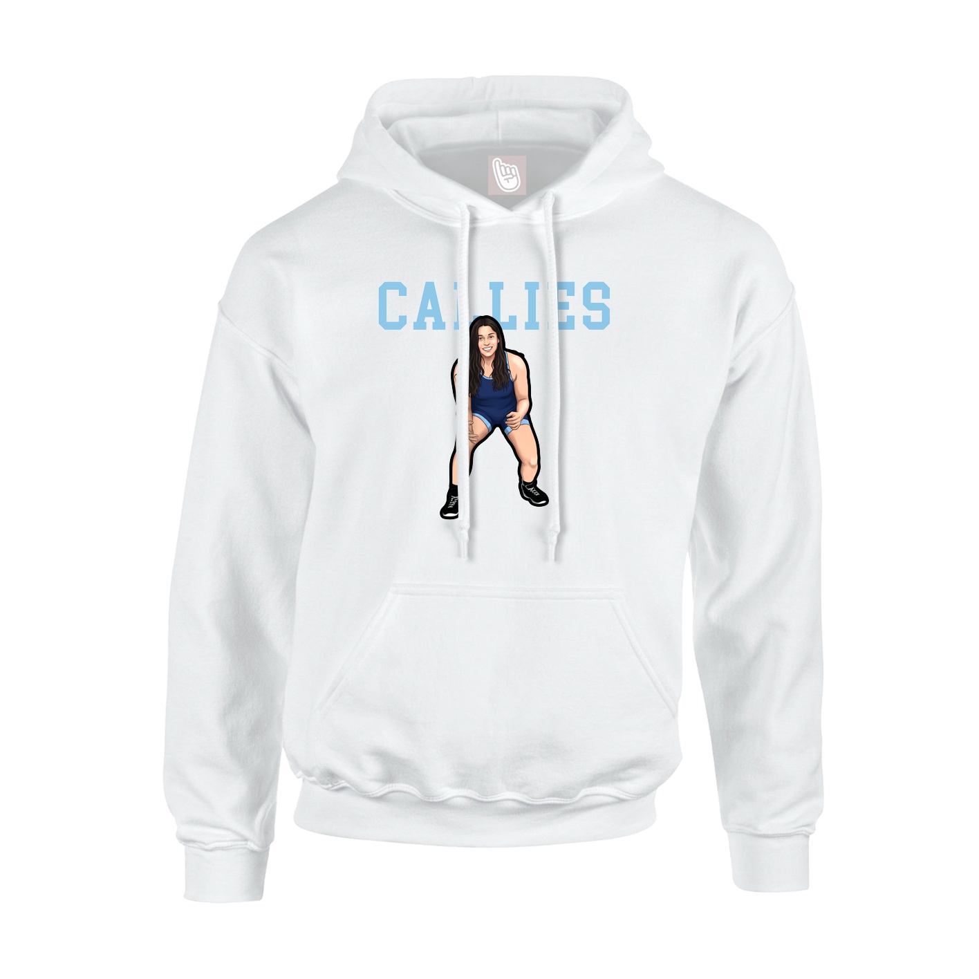 Hoodie — Shirsey in White