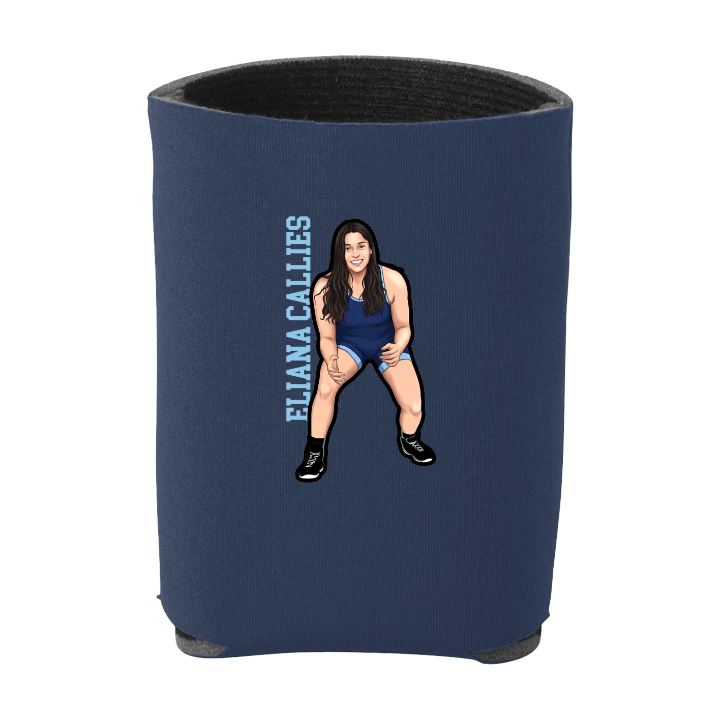 Can Holder — Name Vertical in Navy