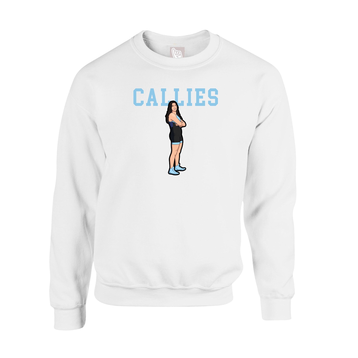 Fleece Crew — Shirsey in White