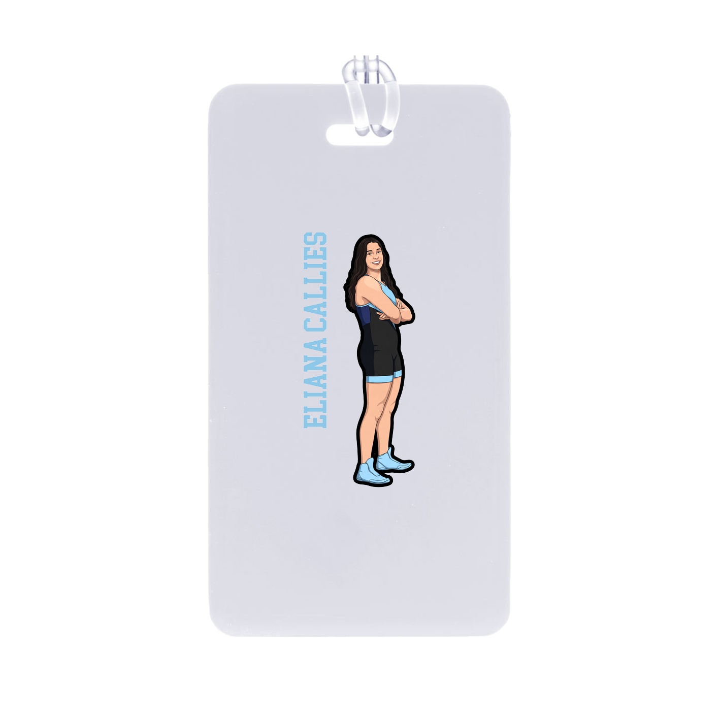 Bag Tag — Name Vertical in Classic