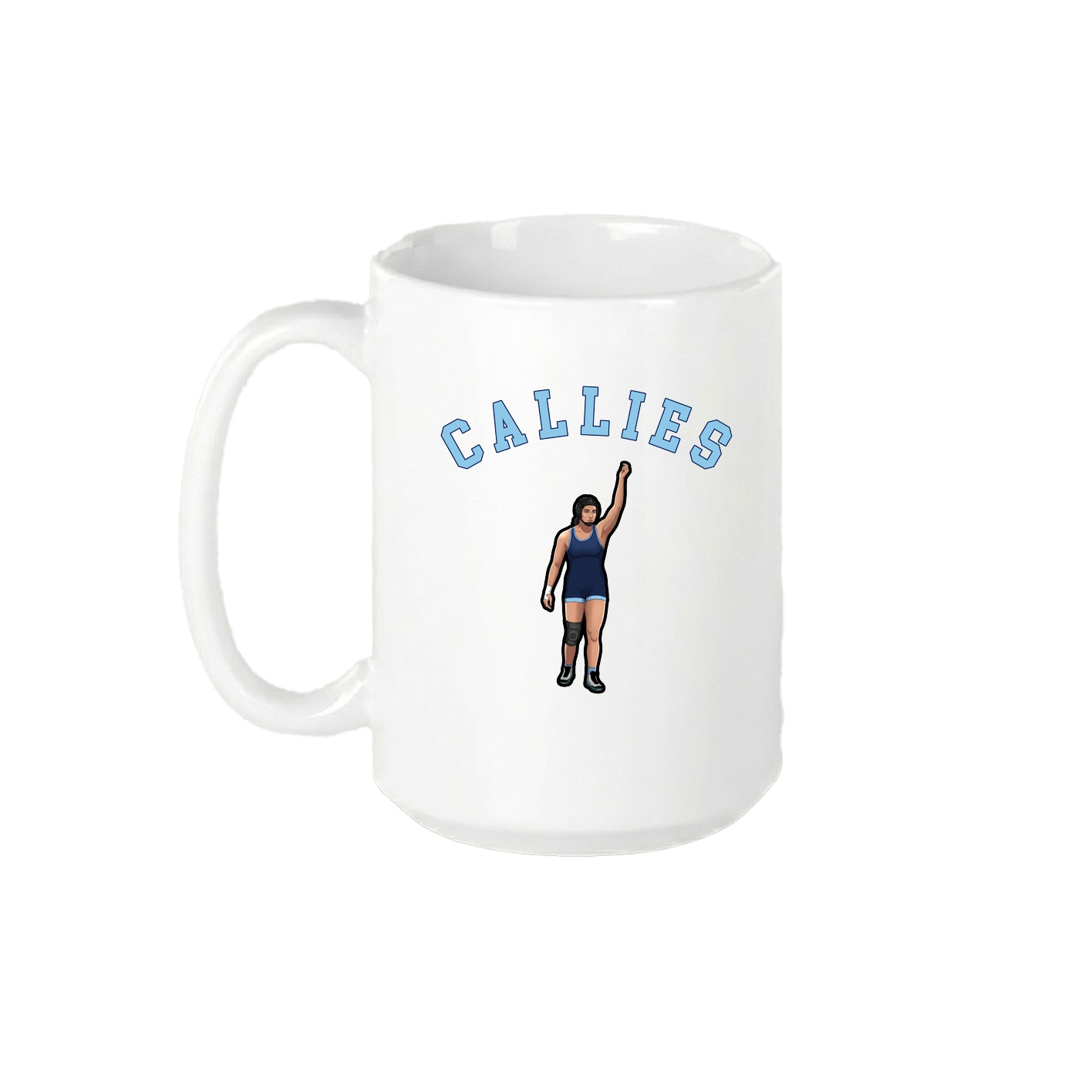 15oz Coffee Mug — Shirsey Arch in White