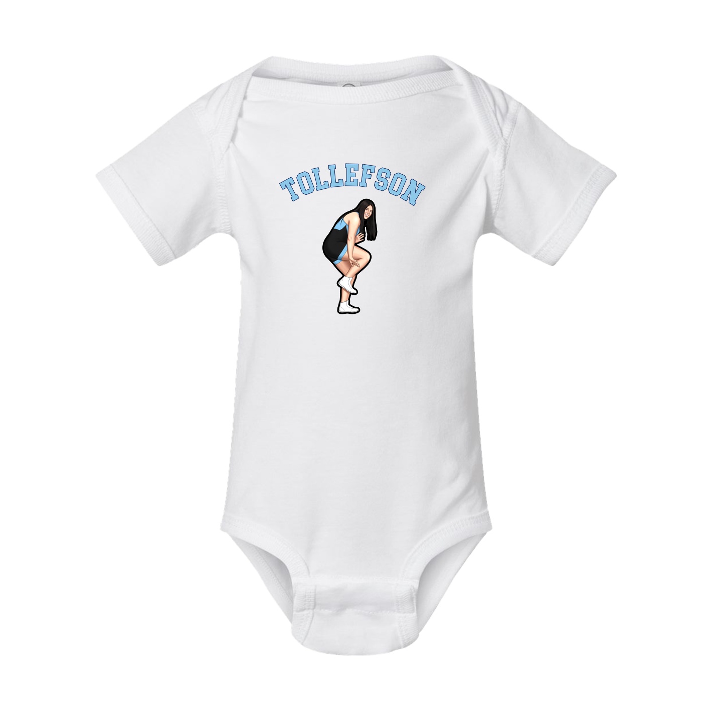Baby Onesie — Shirsey Arch in White