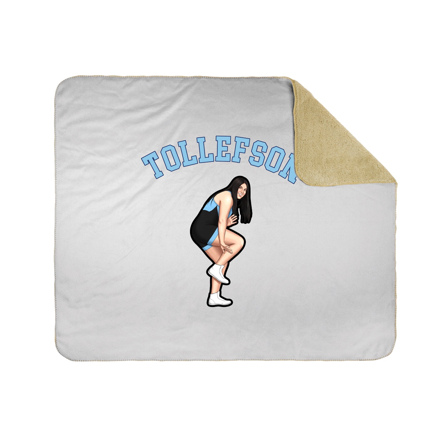 Throw Blanket — Shirsey Arch in White