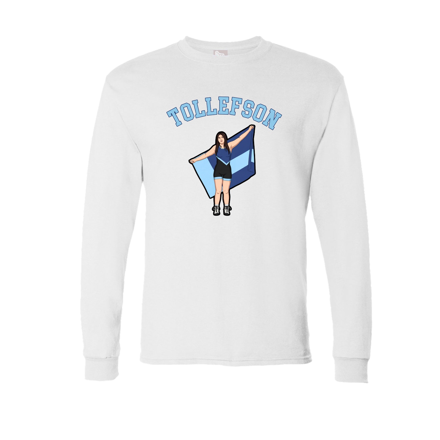 Long Sleeve Tee — Shirsey Arch in White