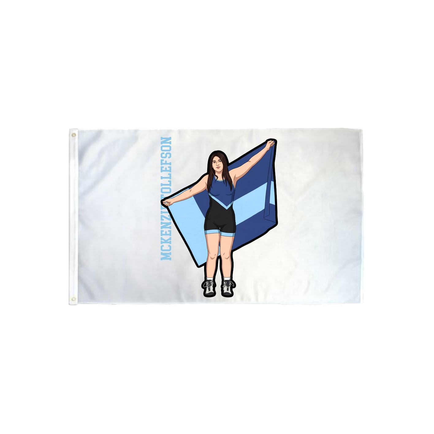 3x5 Flag — Name Vertical in Classic