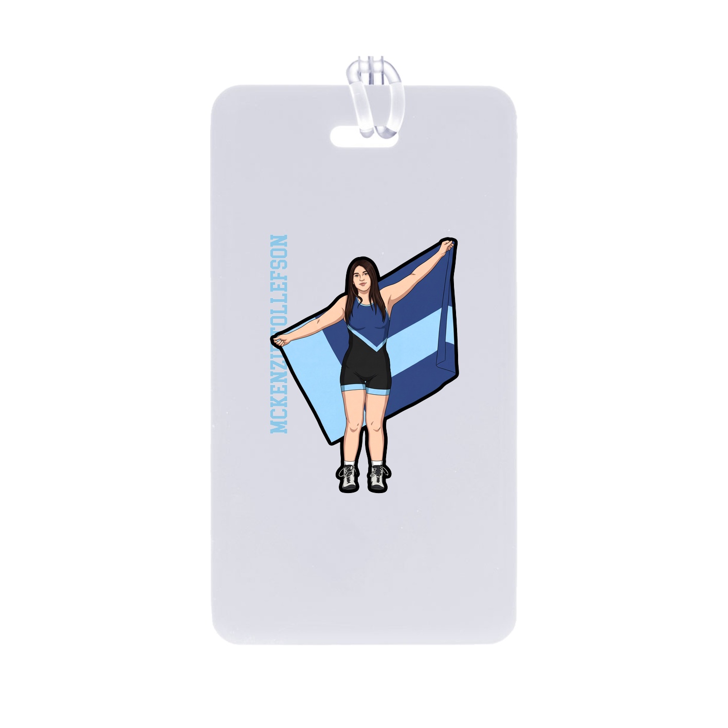 Bag Tag — Name Vertical in Classic