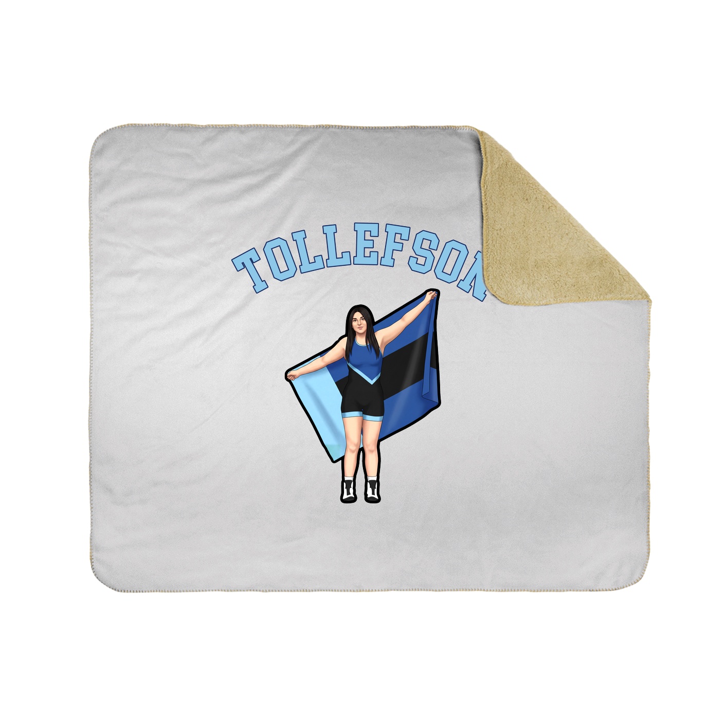 Throw Blanket — Shirsey Arch in White