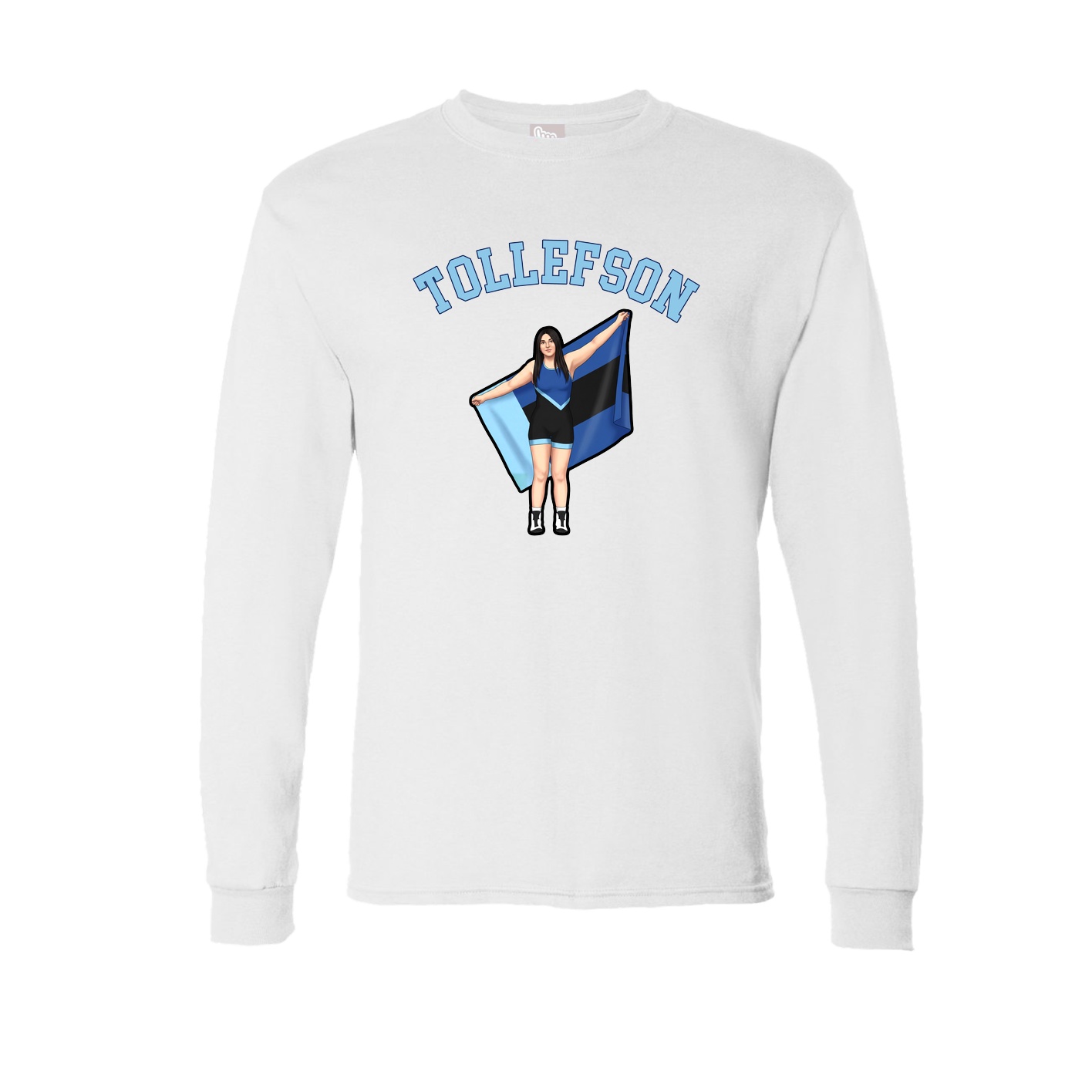Long Sleeve Tee — Shirsey Arch in White