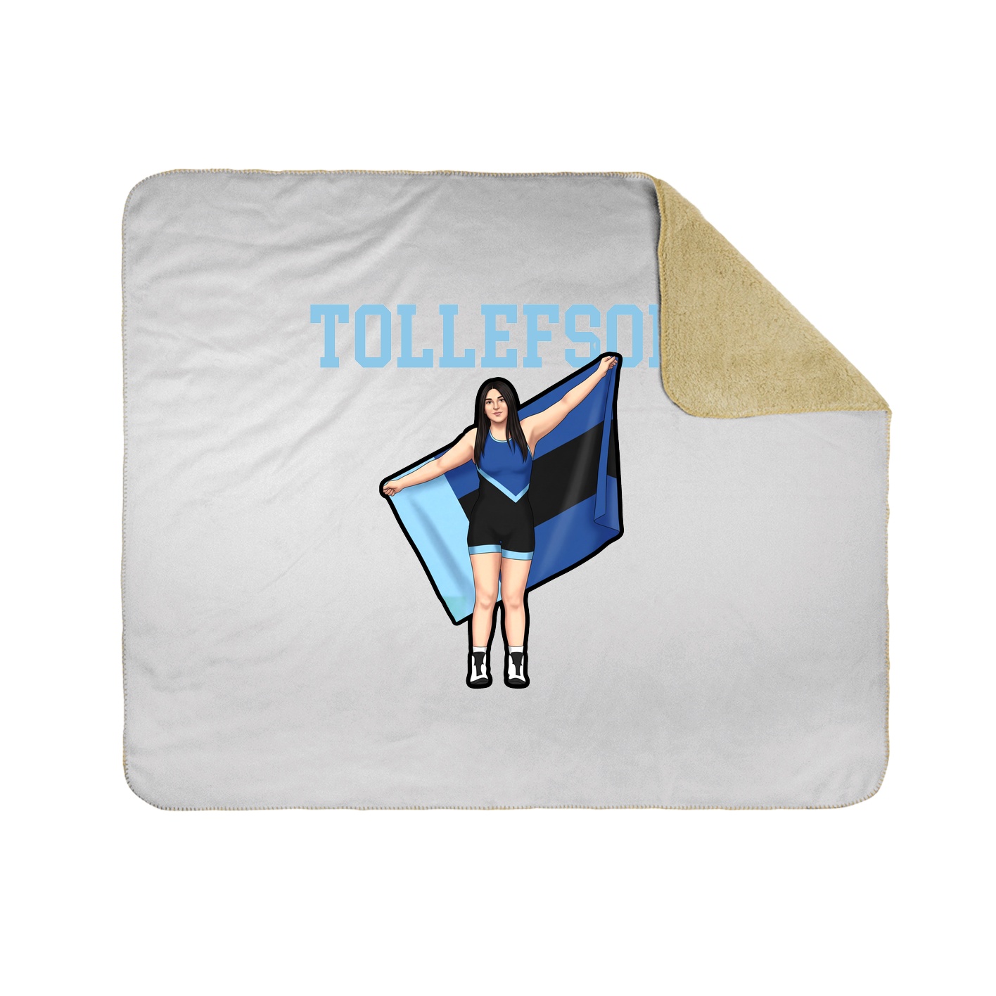 Throw Blanket — Shirsey in White