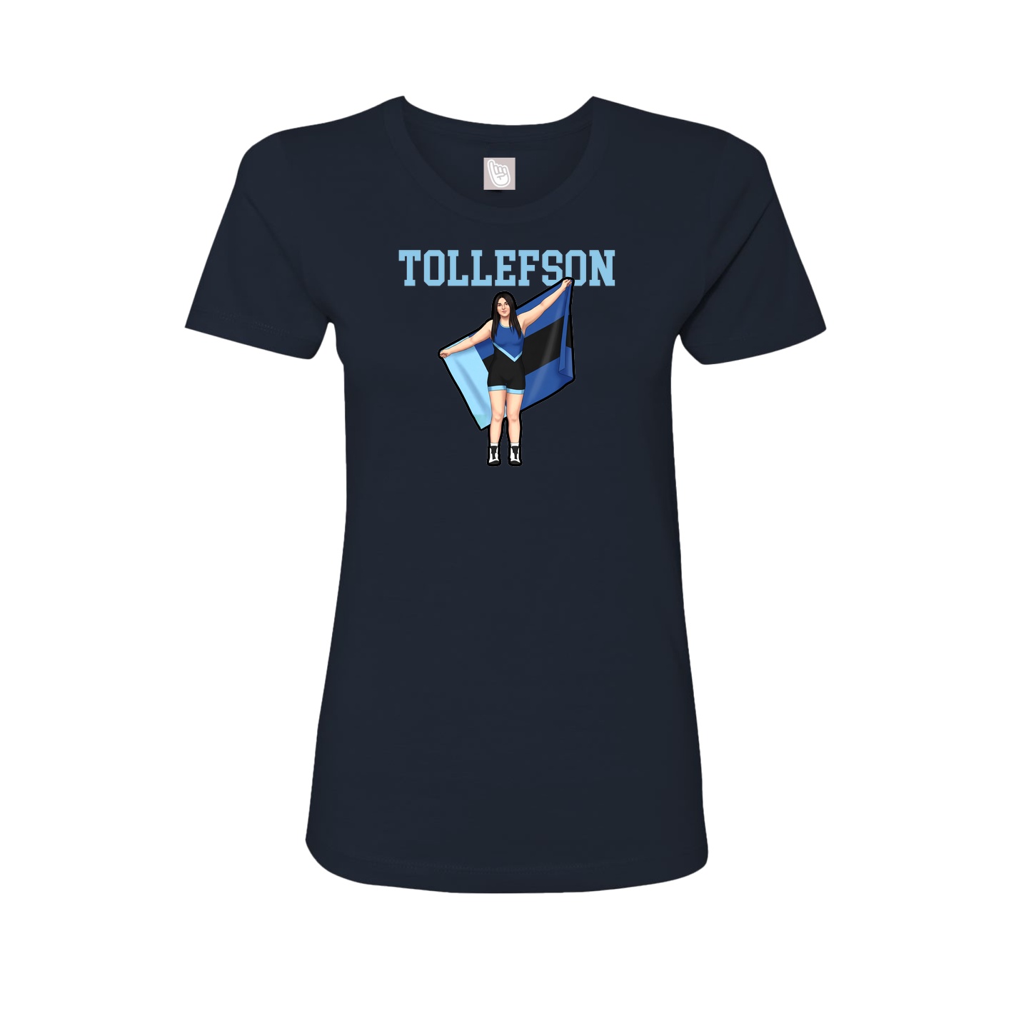 Fitted Women's Tee — Shirsey in Navy