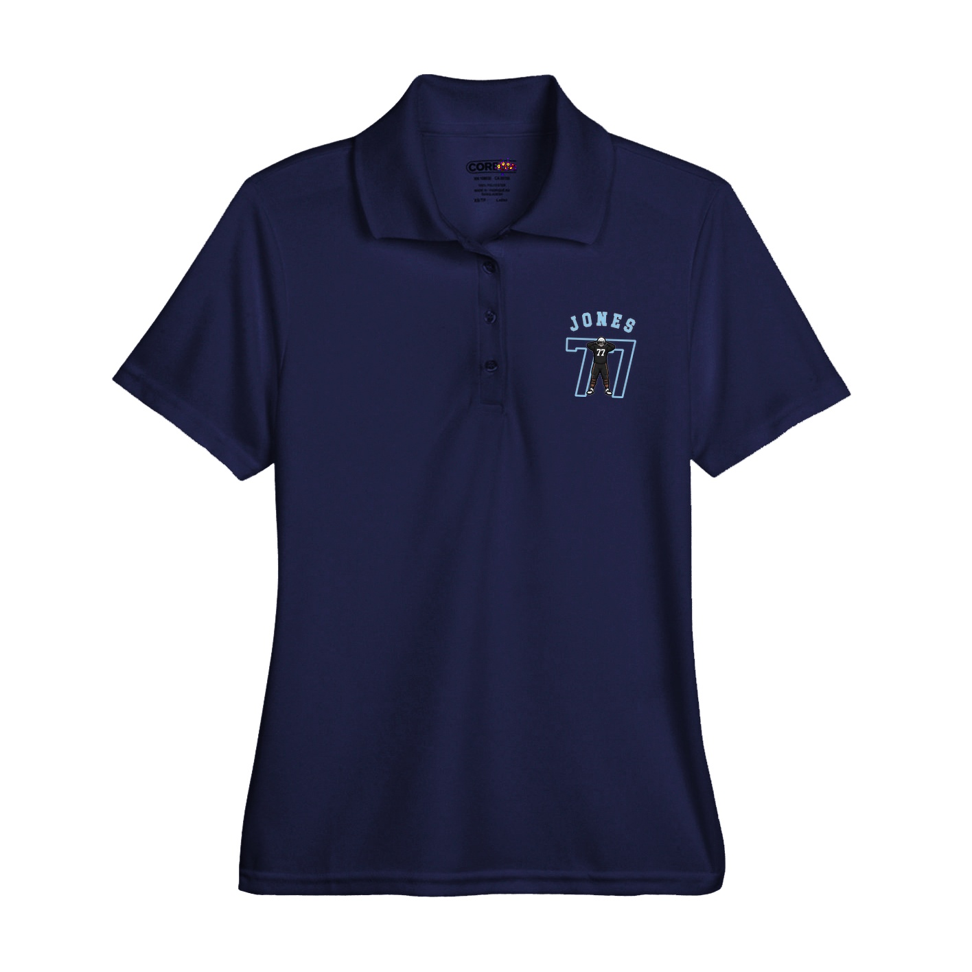 Womens Performance Polo — Shirsey Arch in Navy