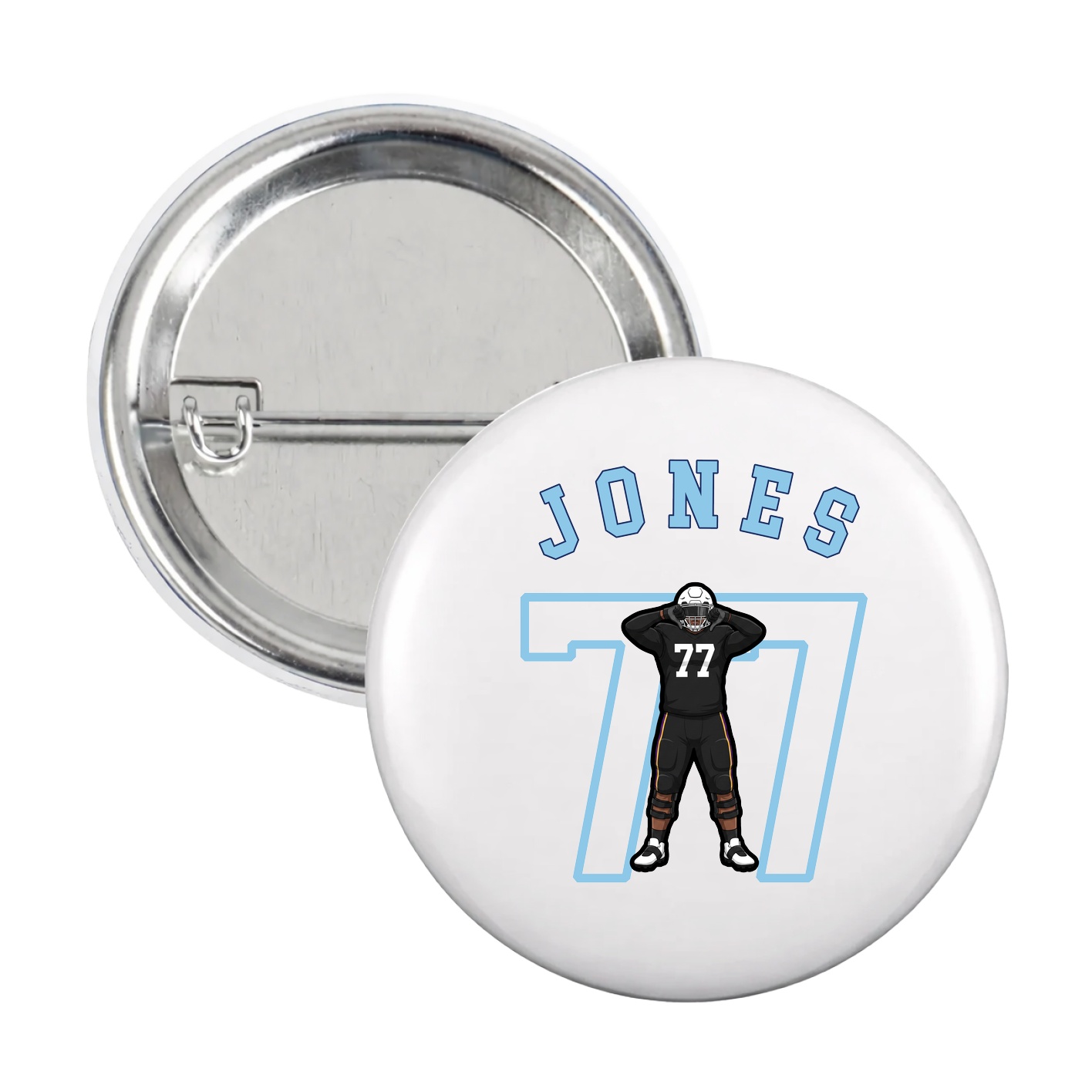 Game Day Button — Shirsey Arch in White