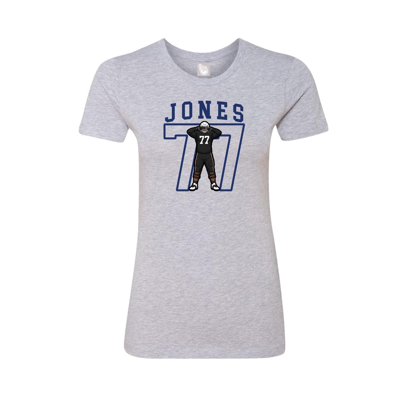 Fitted Women's Tee — Shirsey in Grey