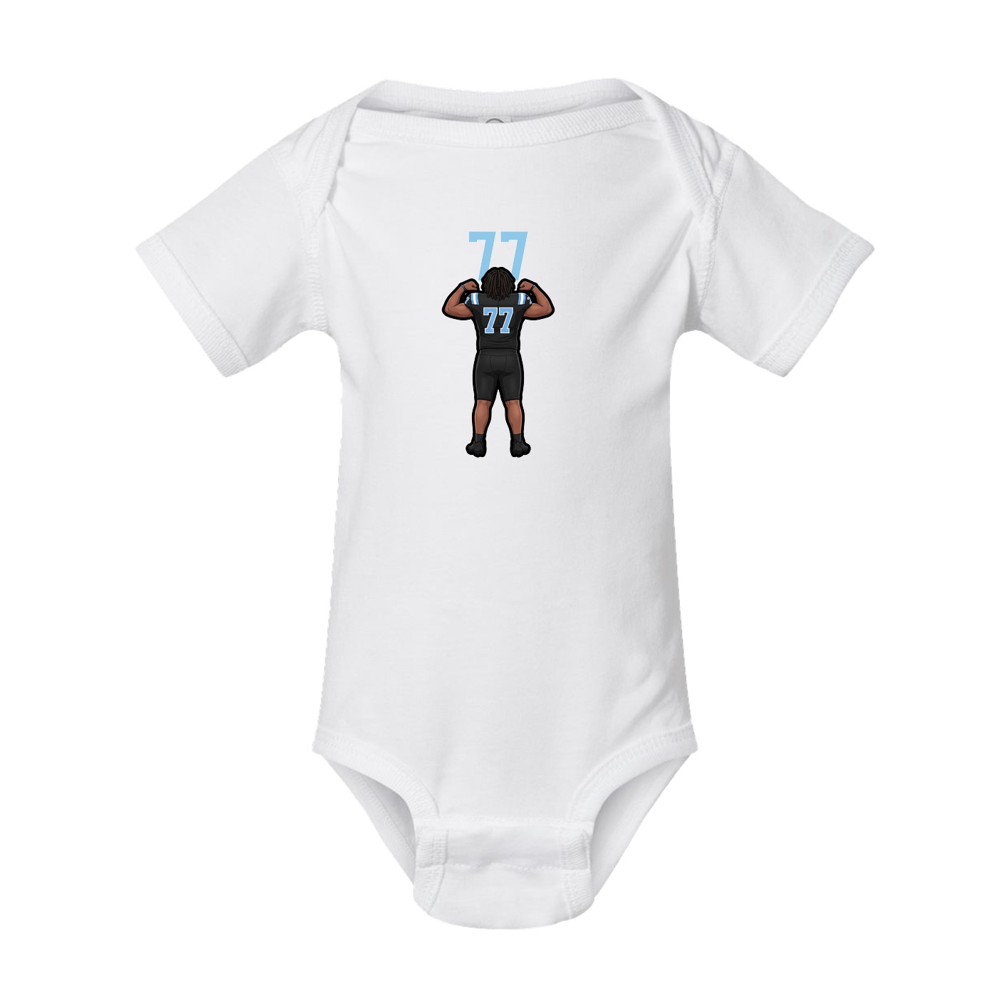Baby Onesie — Number Top in White