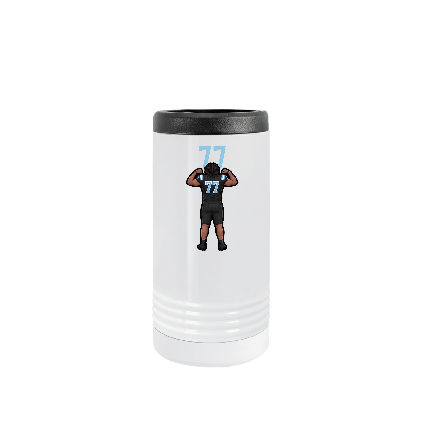 Slim Beverage Holder — Number Top in White