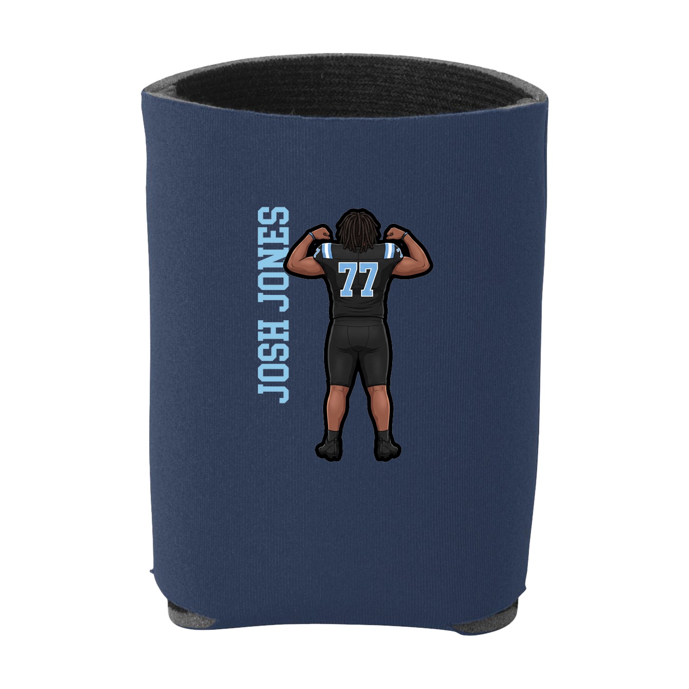 Can Holder — Name Vertical in Navy