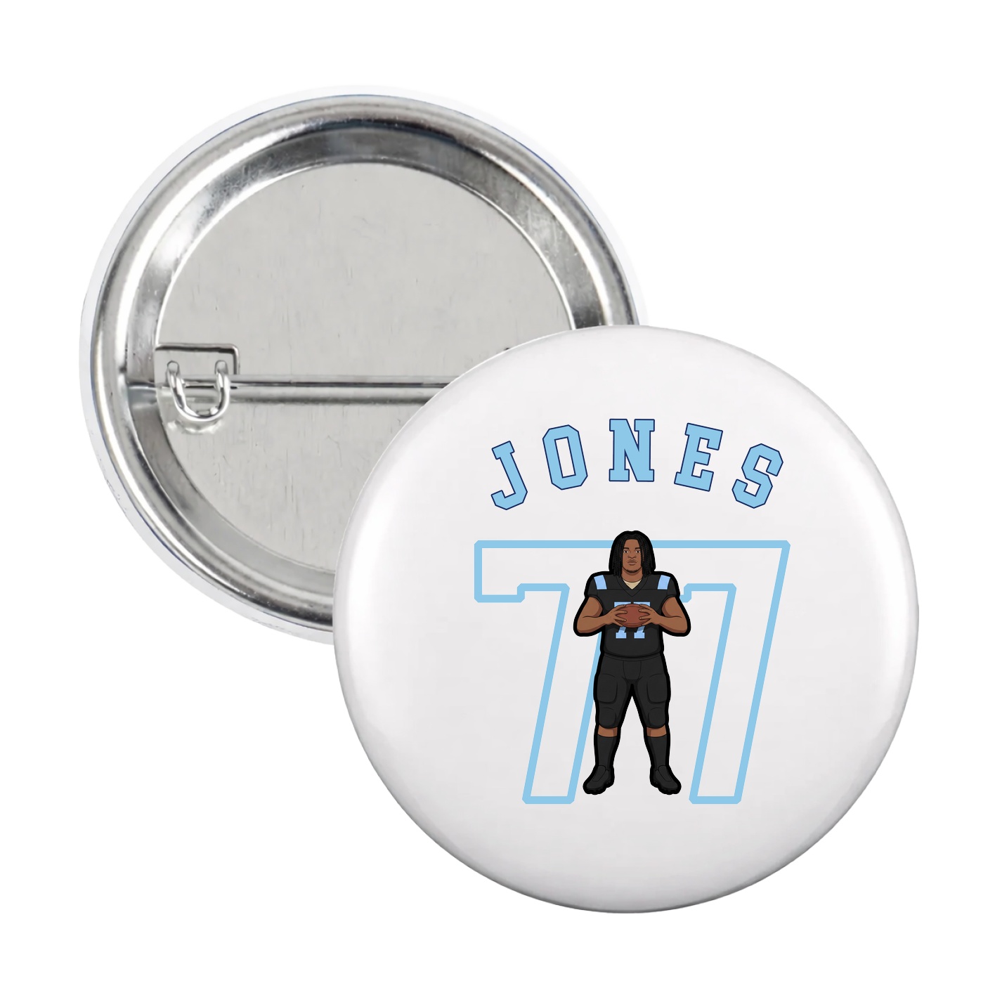 Game Day Button — Shirsey Arch in White