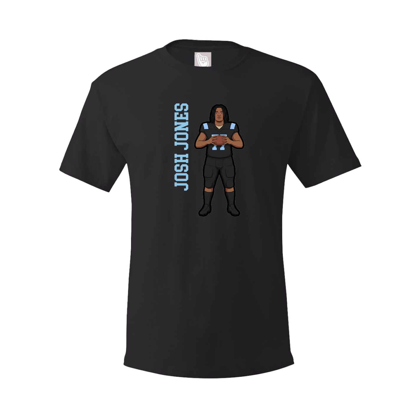 Tee — Name Vertical in Black