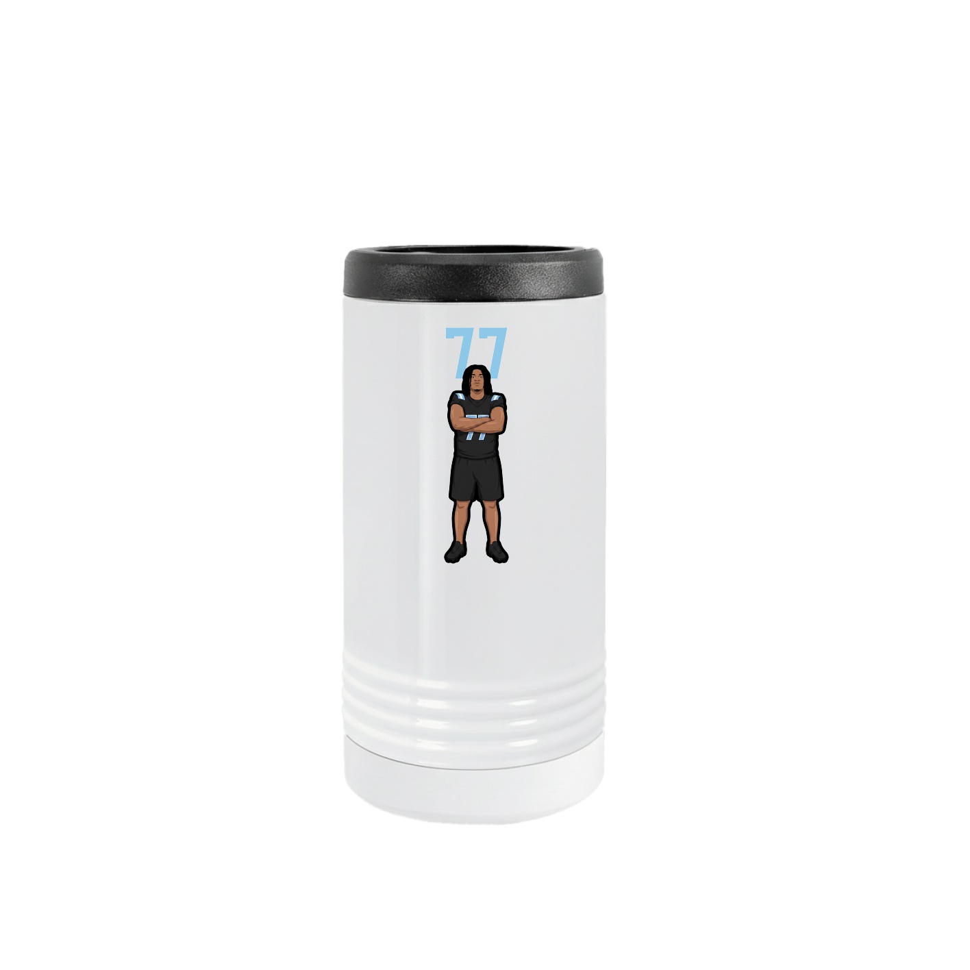 Slim Beverage Holder — Number Top in White