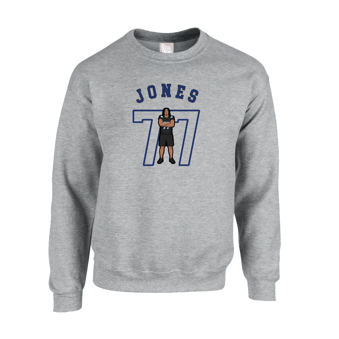 Fleece Crew — Shirsey Arch in Grey