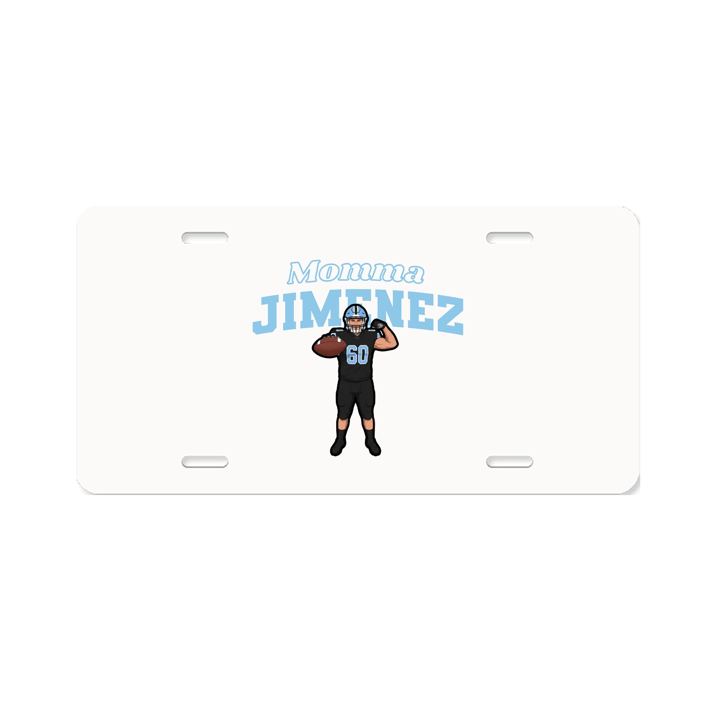 License Plate — Mothers Day Block in Classic