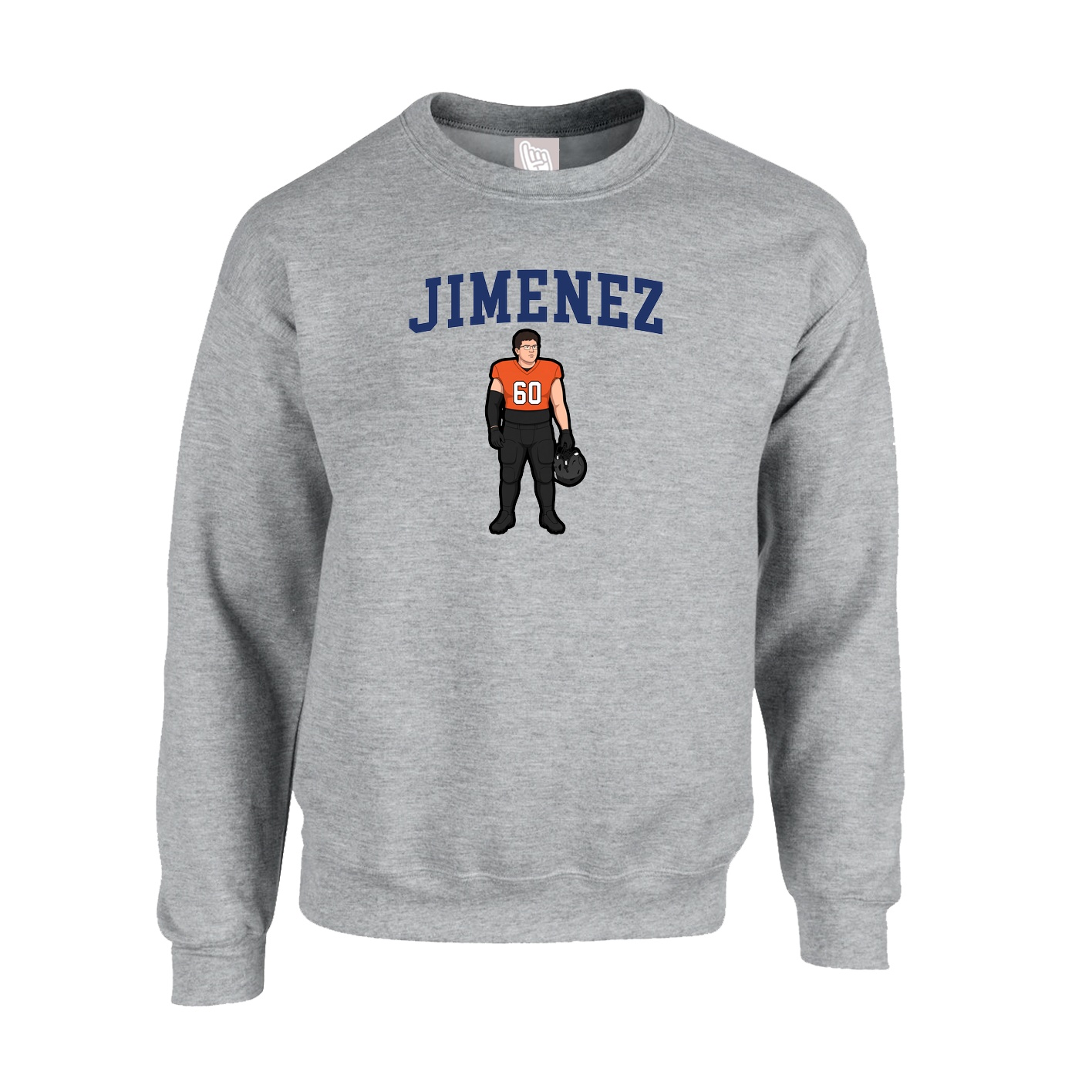 Fleece Crew — Shirsey in Grey