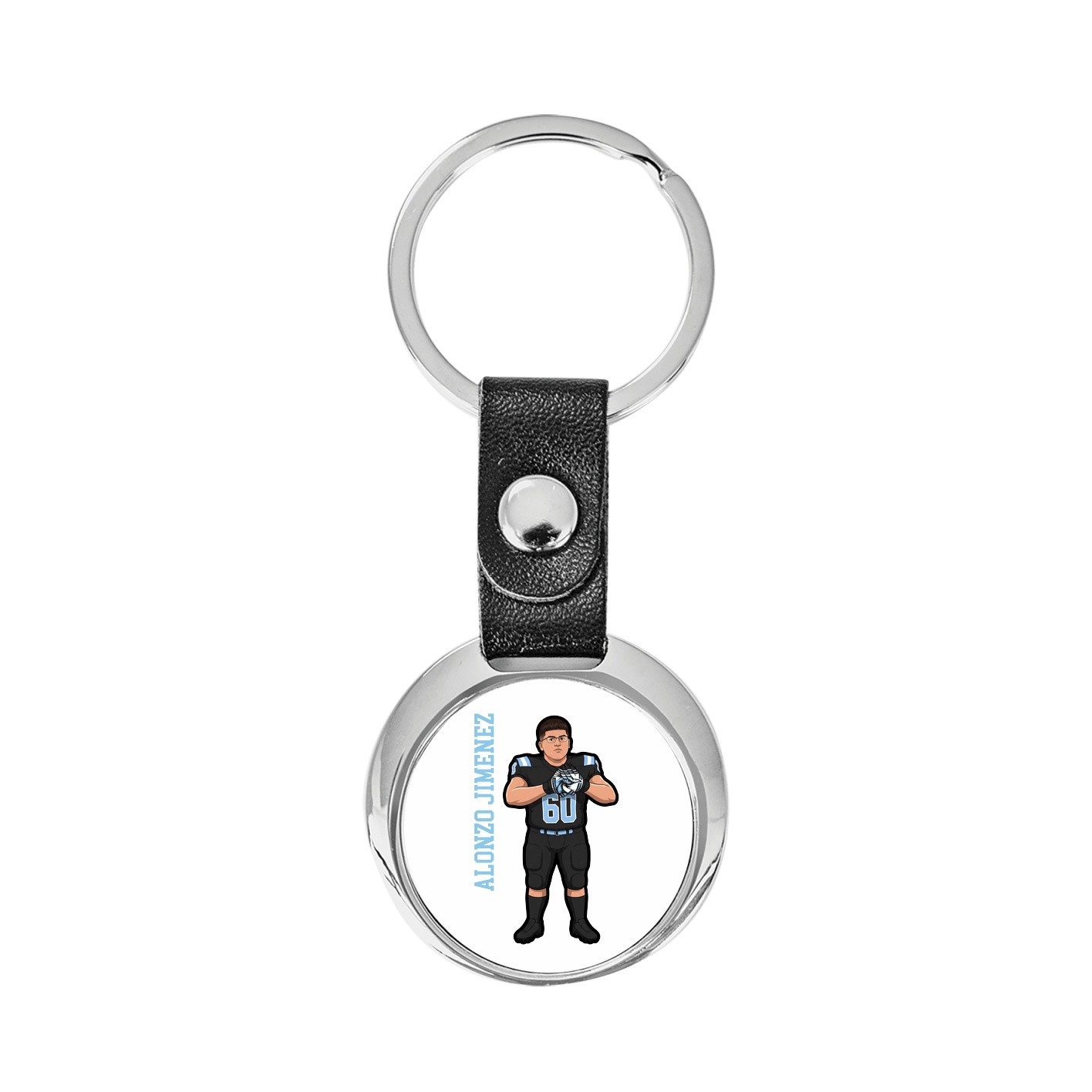 Key Chain — Name Vertical in Classic