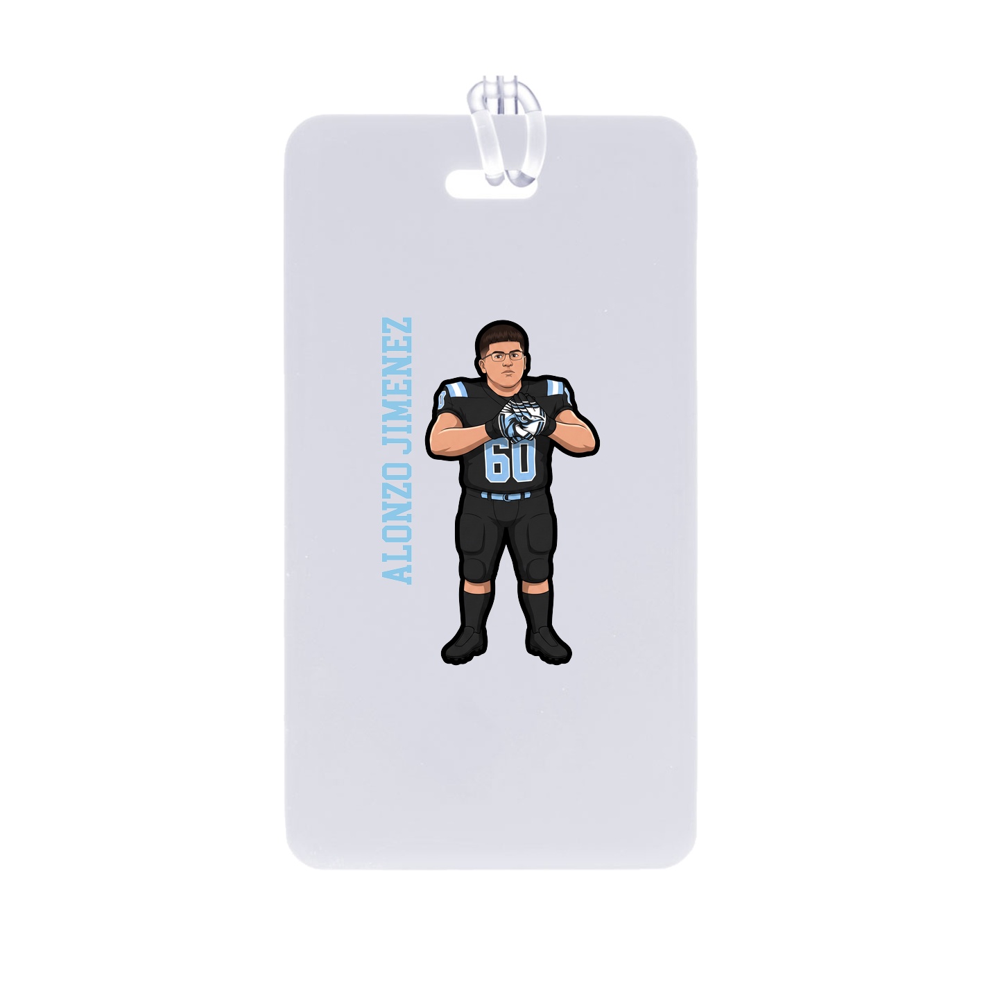 Bag Tag — Name Vertical in Classic