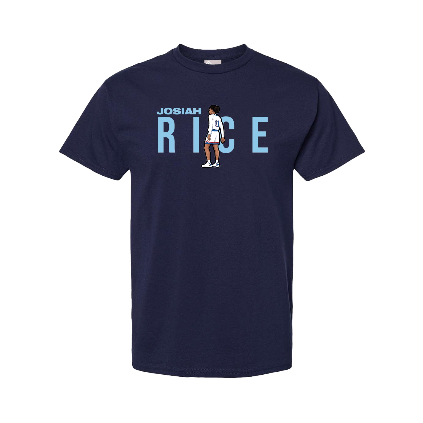 Youth Tee — Player Name in Navy