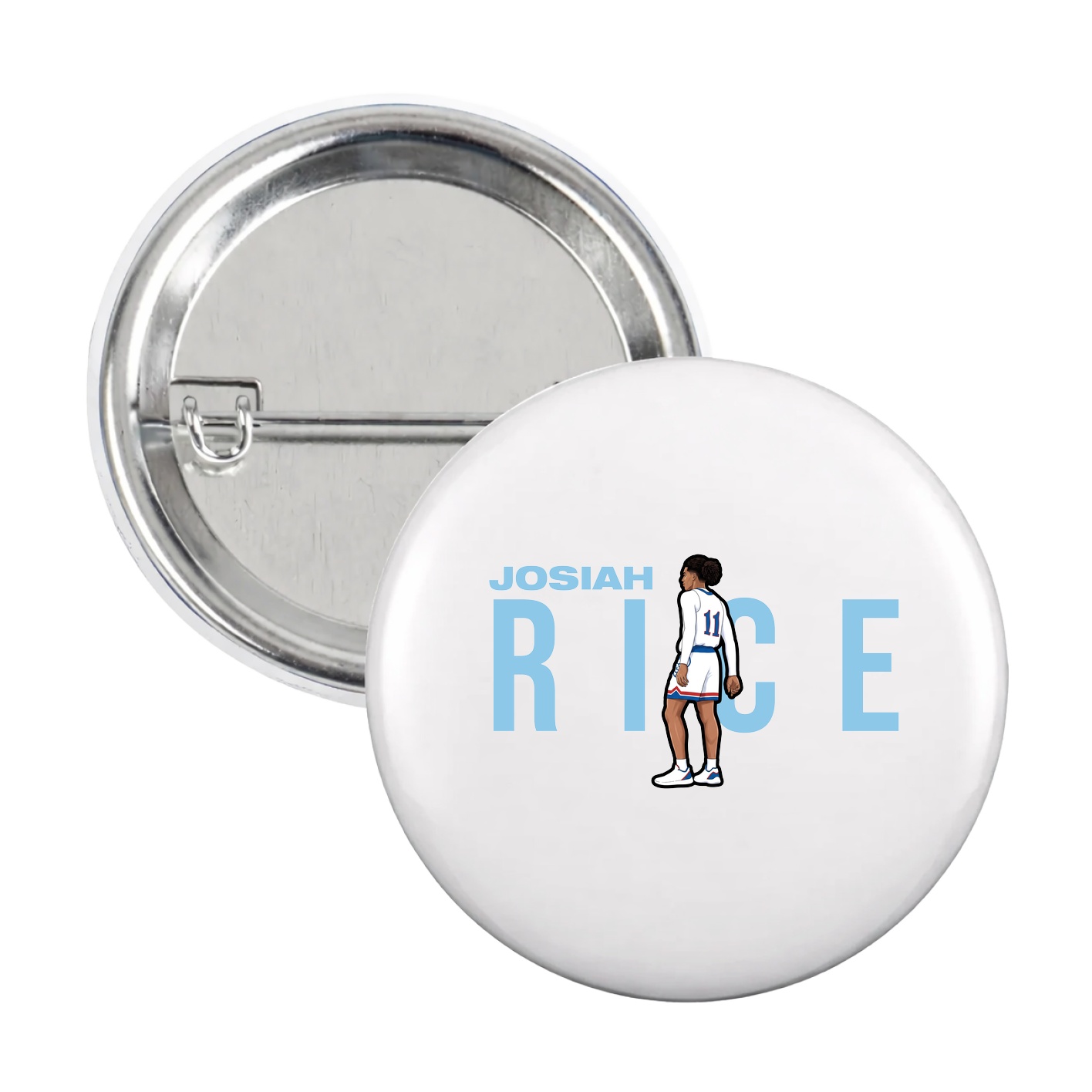 Game Day Button — Player Name in White