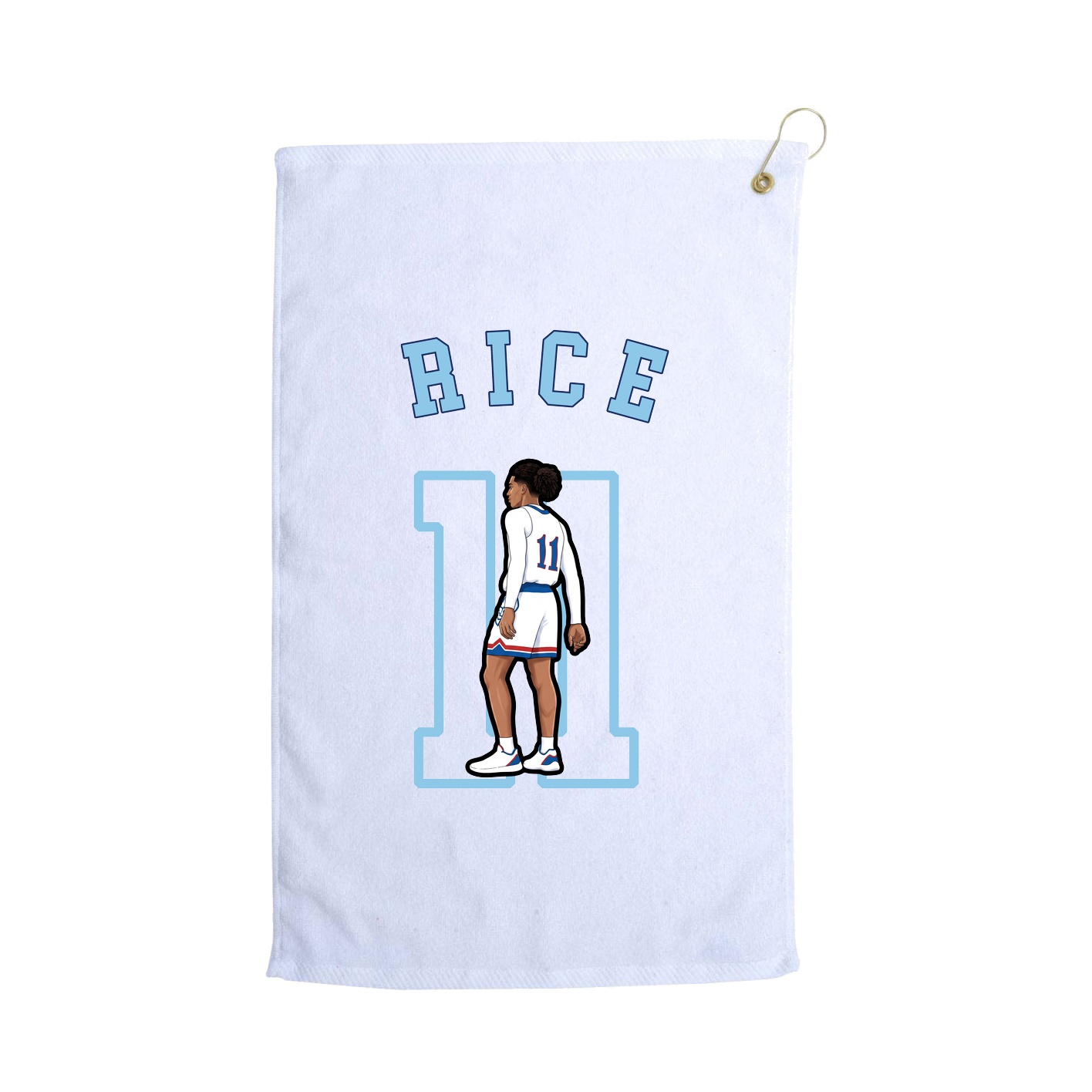 Golf Towel — Shirsey Arch in White