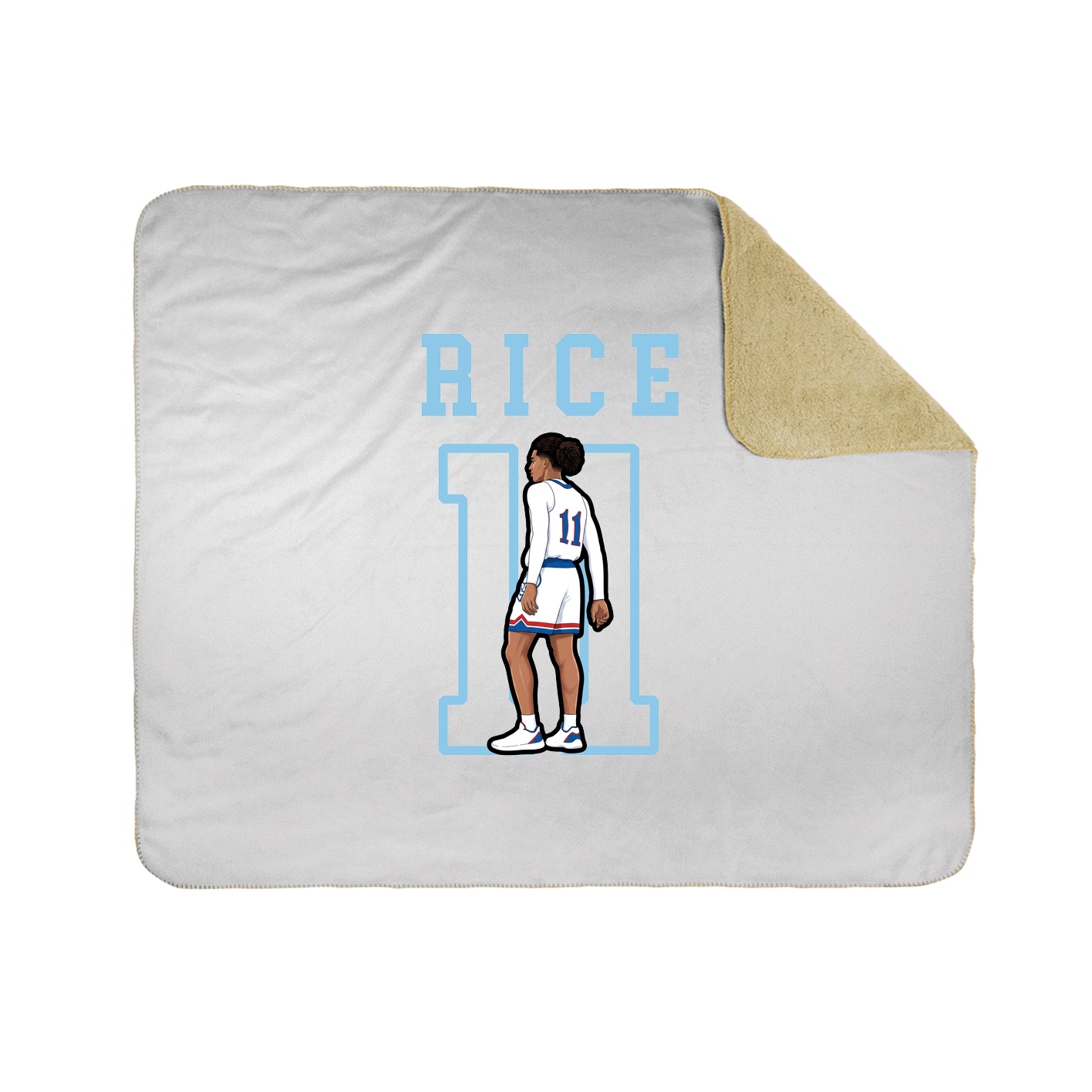 Throw Blanket — Shirsey in White