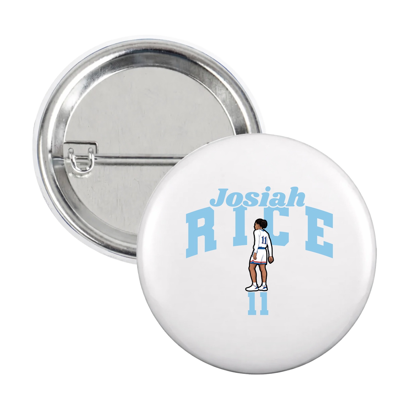 Game Day Button — Signature Arch in White