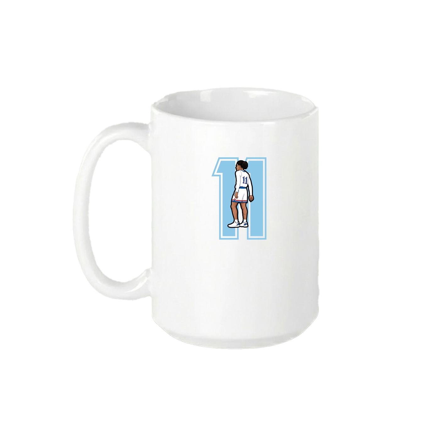 15oz Coffee Mug — Number in White
