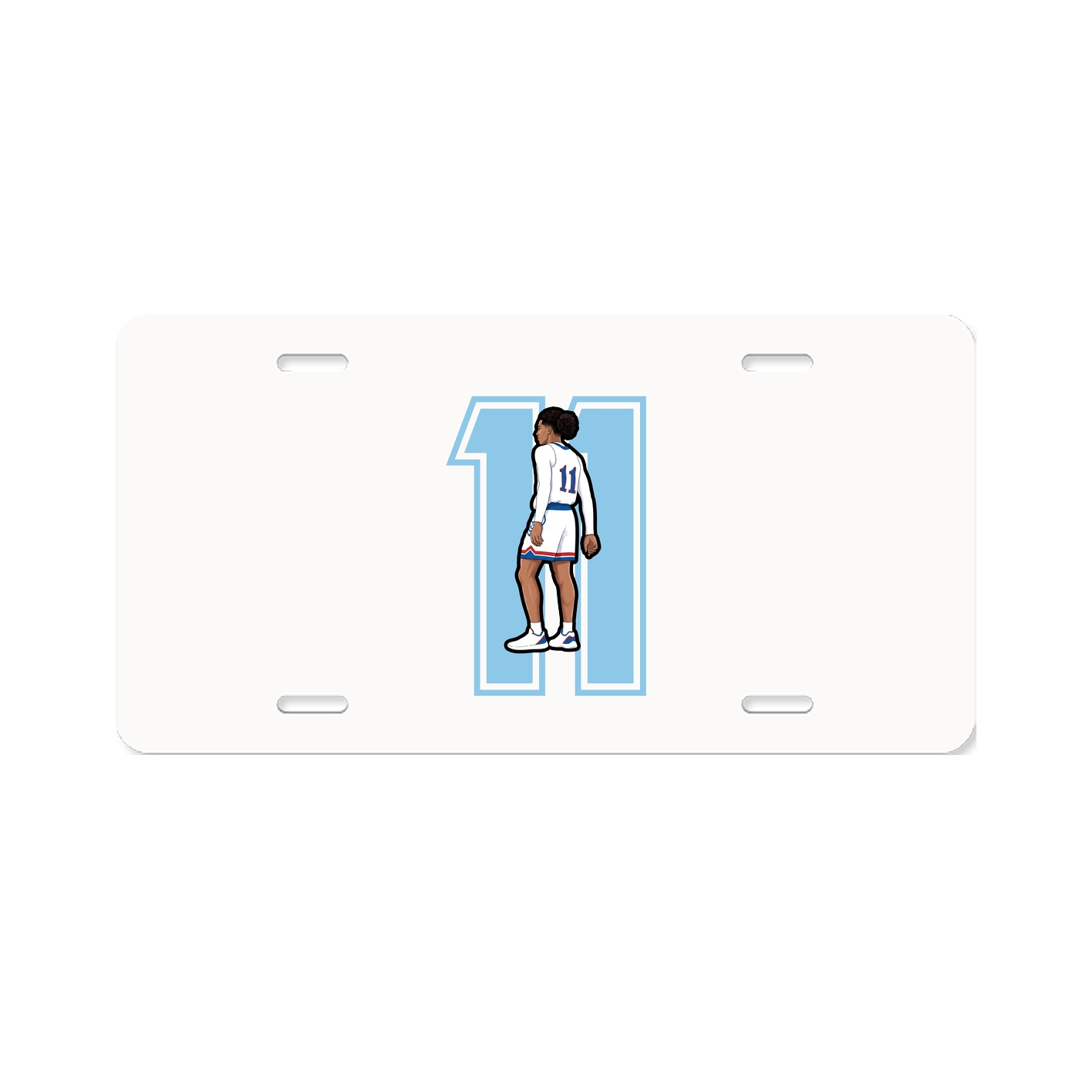 License Plate — Number in Classic