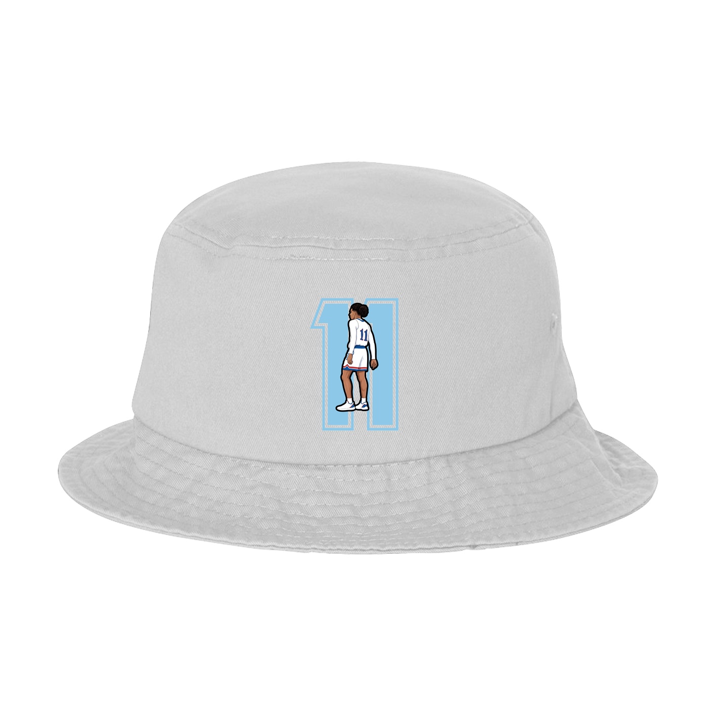 Bucket Cap — Number in White