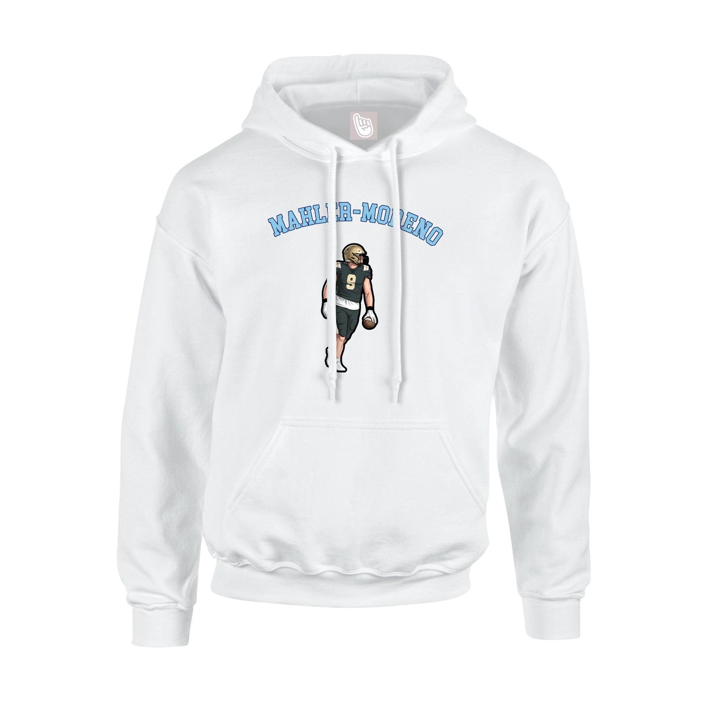 Youth Hoodie — Shirsey Arch in White