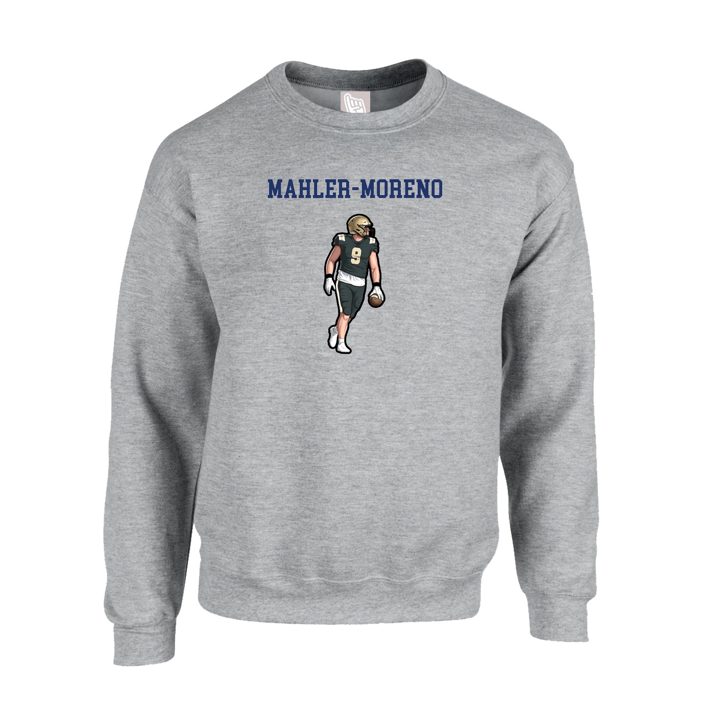 Fleece Crew — Shirsey in Grey