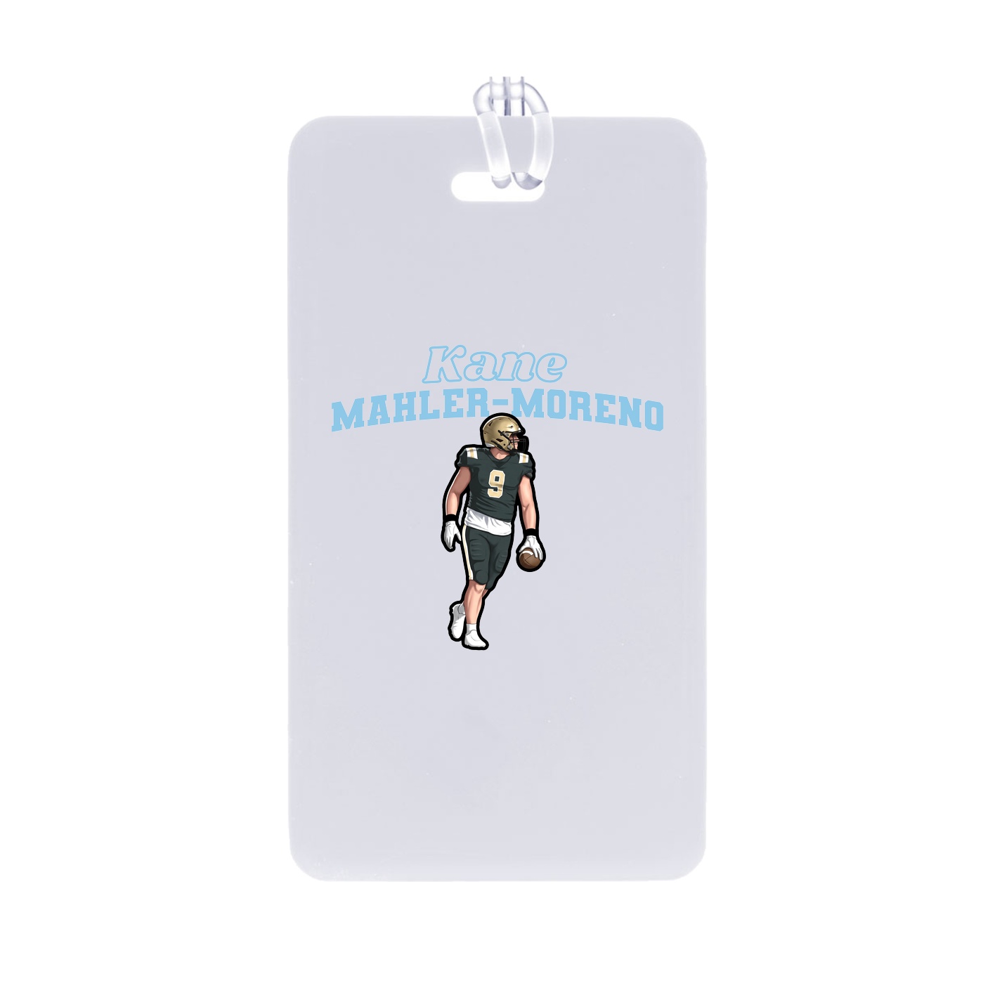 Bag Tag — Name Arch in Classic