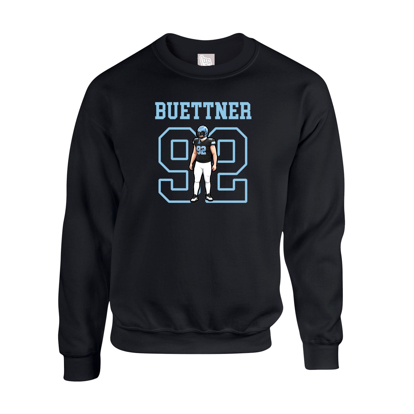 Fleece Crew — Shirsey in Black
