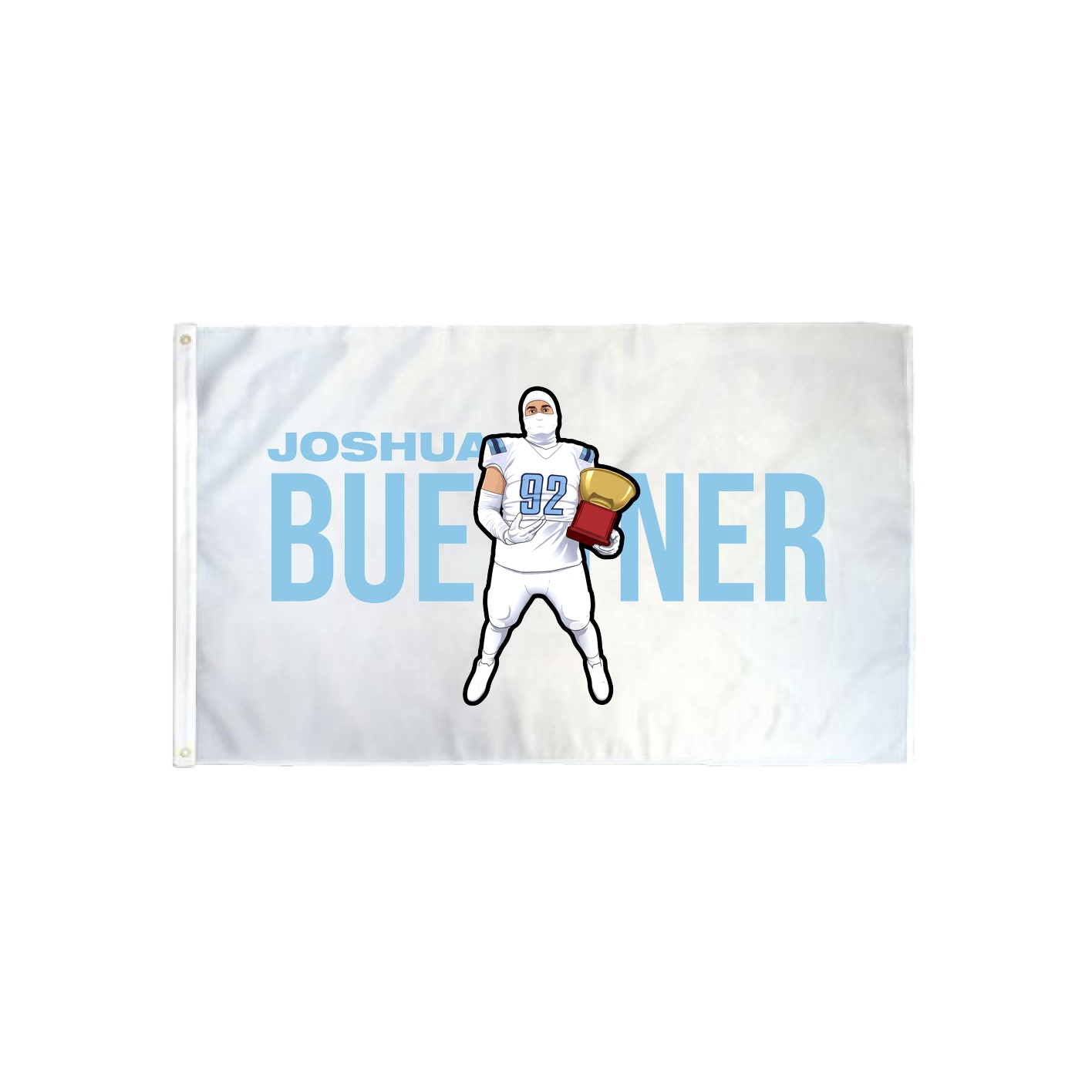 3x5 Flag — Player Name in Classic