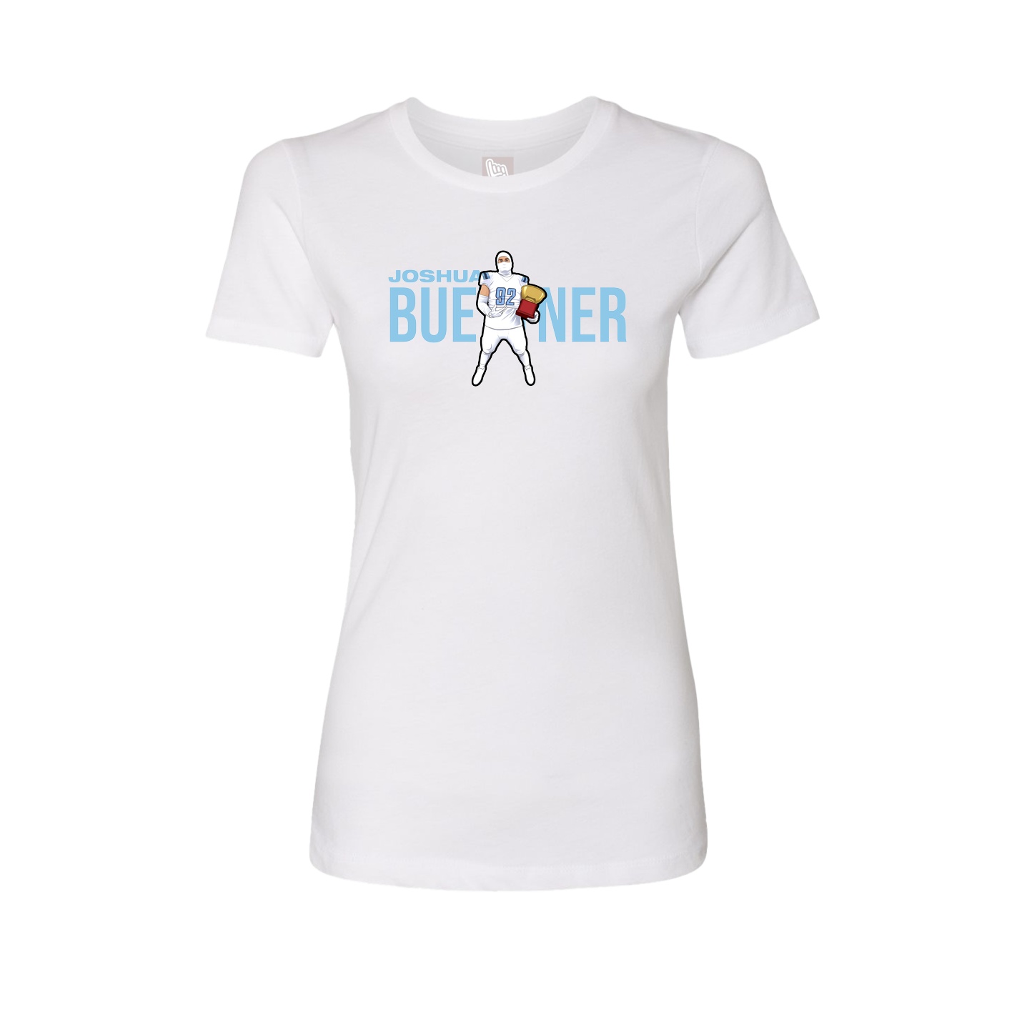 Womens Tee — Player Name in White