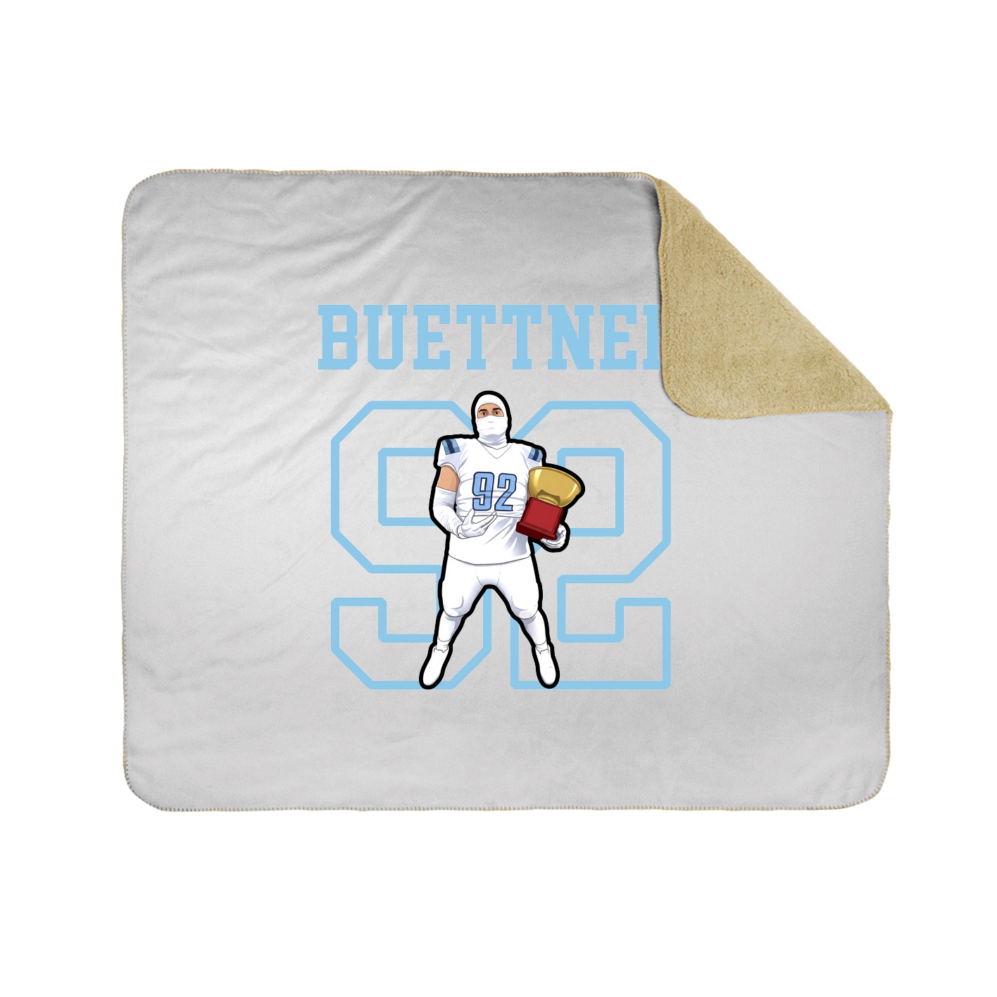 Throw Blanket — Shirsey in White