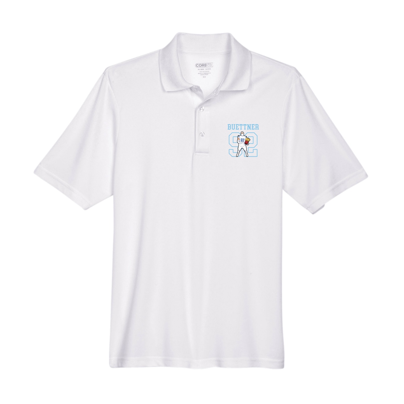 Performance Polo — Shirsey in White